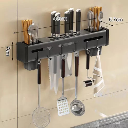 Organizador Utensilios y Cuchillos de Pared
