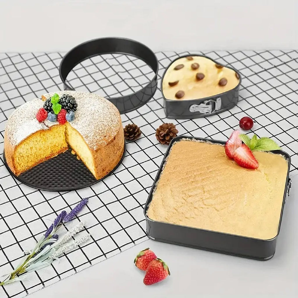 Set X3 Moldes Antiadherentes para Pastelería