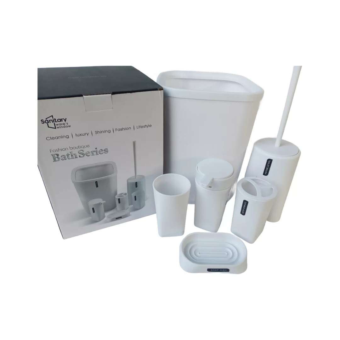 Set Accesorios 6 Piezas para Baño